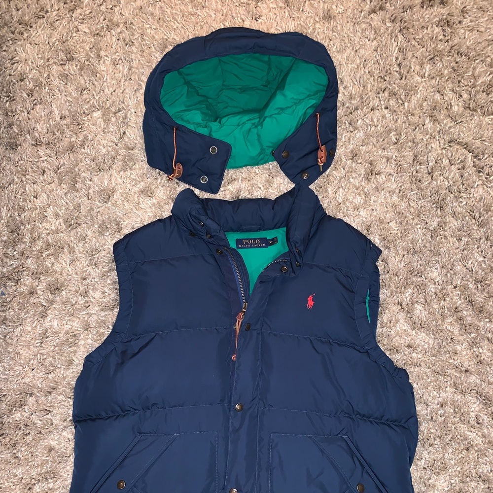 Ralph Lauren Goose-Down Vest and Hood